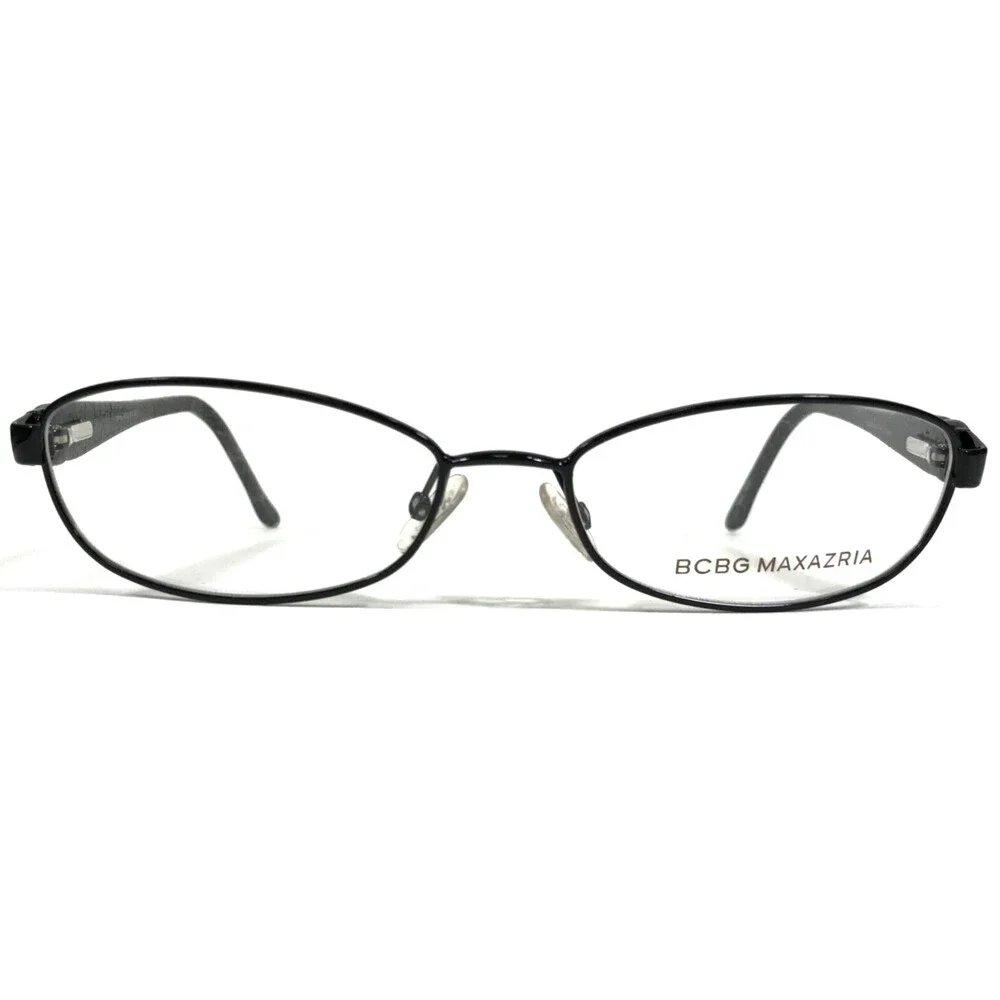 BCBGMAXAZRIA Eyeglasses Frames PENELOPE Bla Black Oval Wire Rim 54-16-135